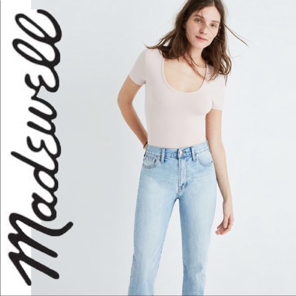 Madewell Other - NWT Madewell Cameo Scoop Bodysuit Pink